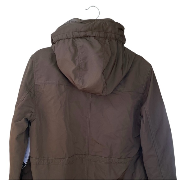 Women's Olive Puffer Jacket - Picture 11 of 14